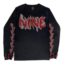 Load image into Gallery viewer, Rhinestone 3D Design L/S (Red+Clear)
