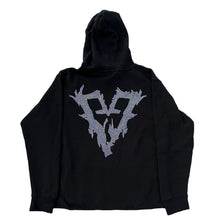 Load image into Gallery viewer, Rhinestone Flame Hoodie