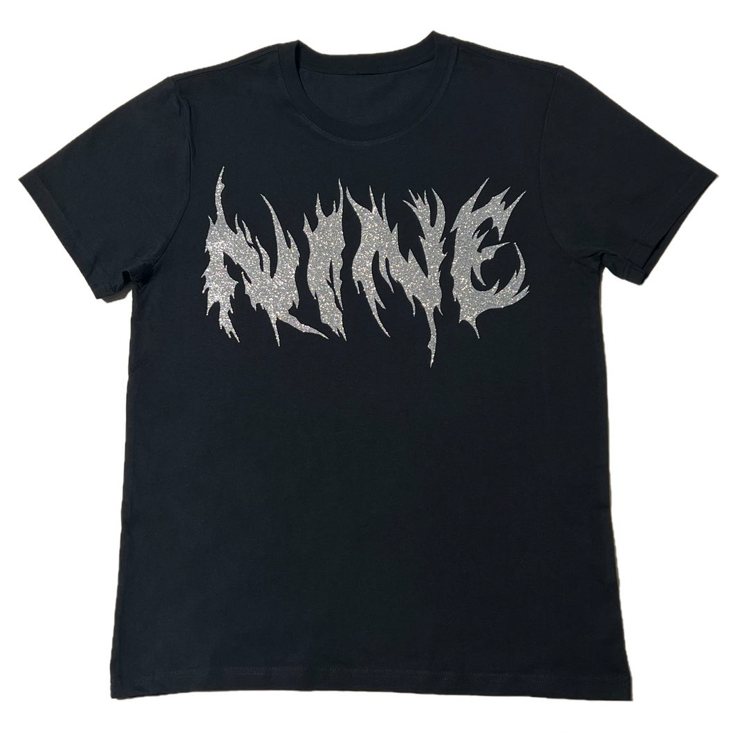 Glitter Flame Shirt (Silver)